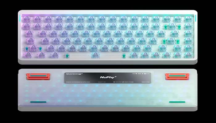 Купить клавиатуру NuPhy Air75 V2 Cowberry Switch Lunar Gray